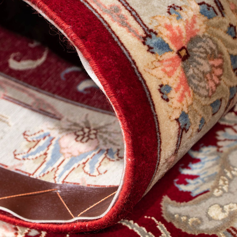 Loper Perzisch tapijt - Tabriz - Royal - 213 x 83 cm - donkerrood