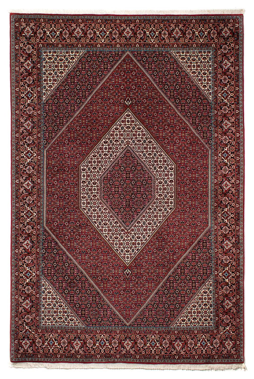Perzisch tapijt - Bijar - 295 x 202 cm - donkerrood