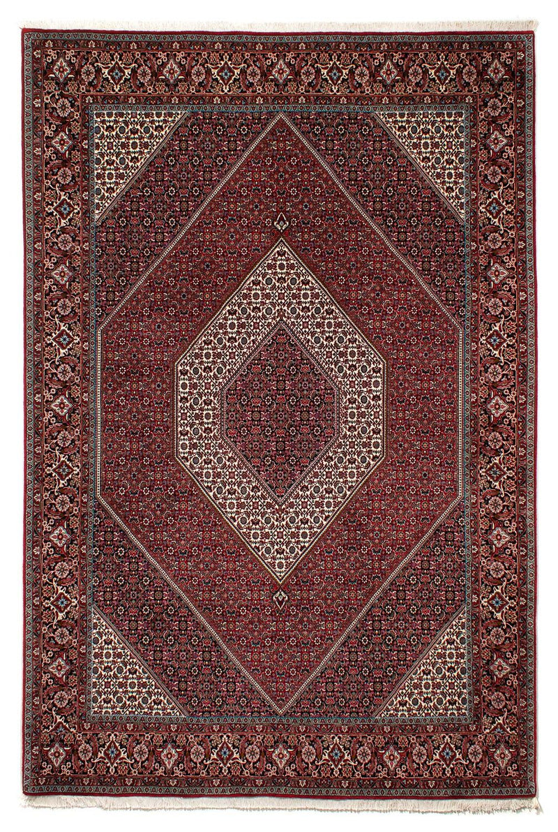 Perzisch tapijt - Bijar - 295 x 202 cm - donkerrood