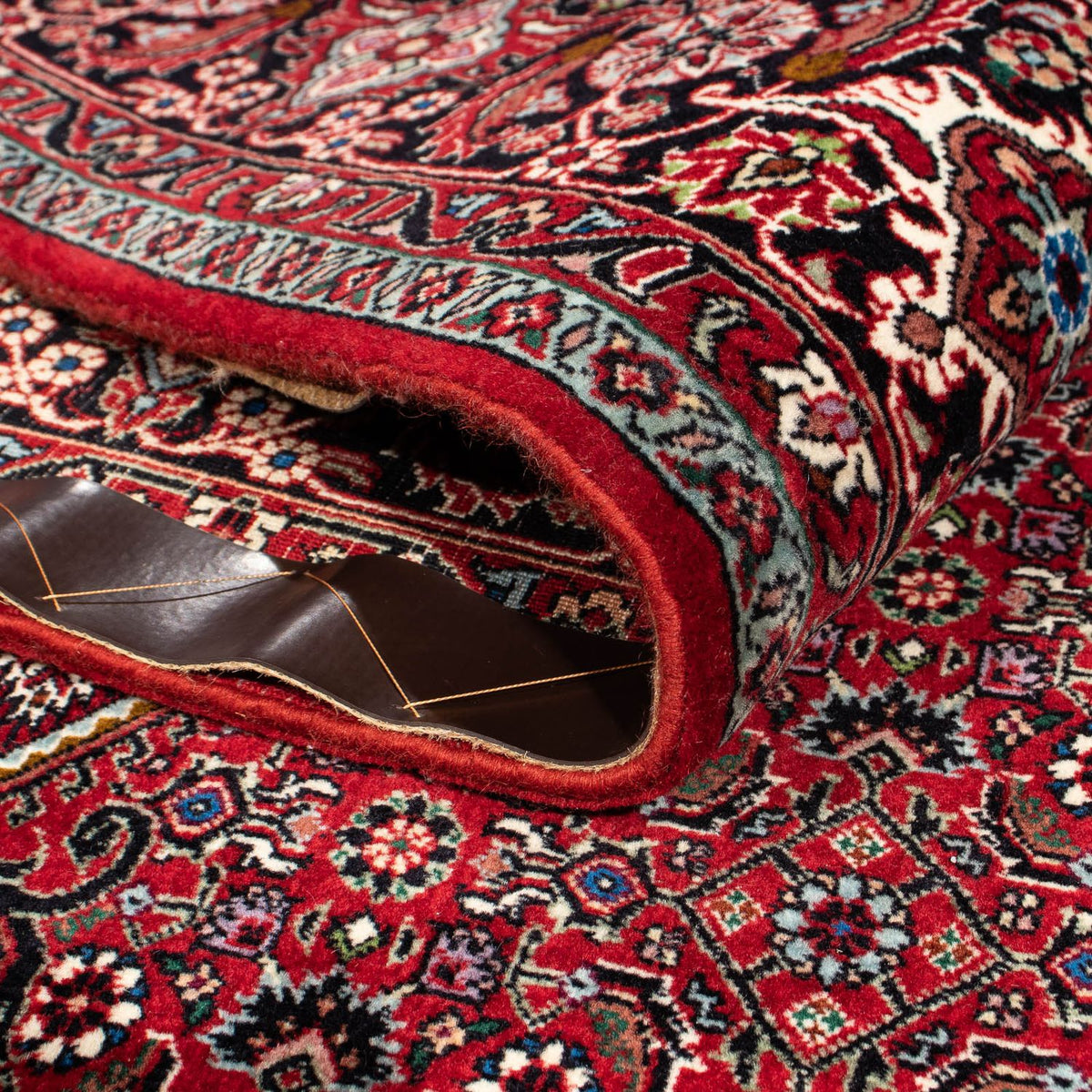 Perzisch tapijt - Bijar - 295 x 202 cm - donkerrood