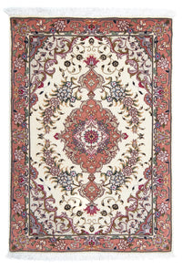 Perzisch tapijt - Tabriz - Royal - 90 x 60 cm - beige