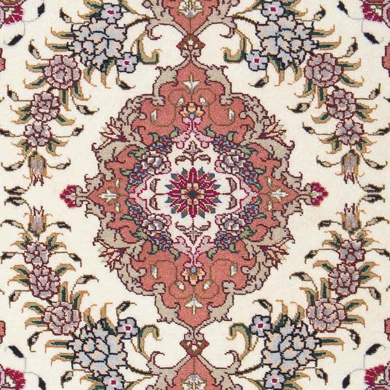 Perzisch tapijt - Tabriz - Royal - 90 x 60 cm - beige