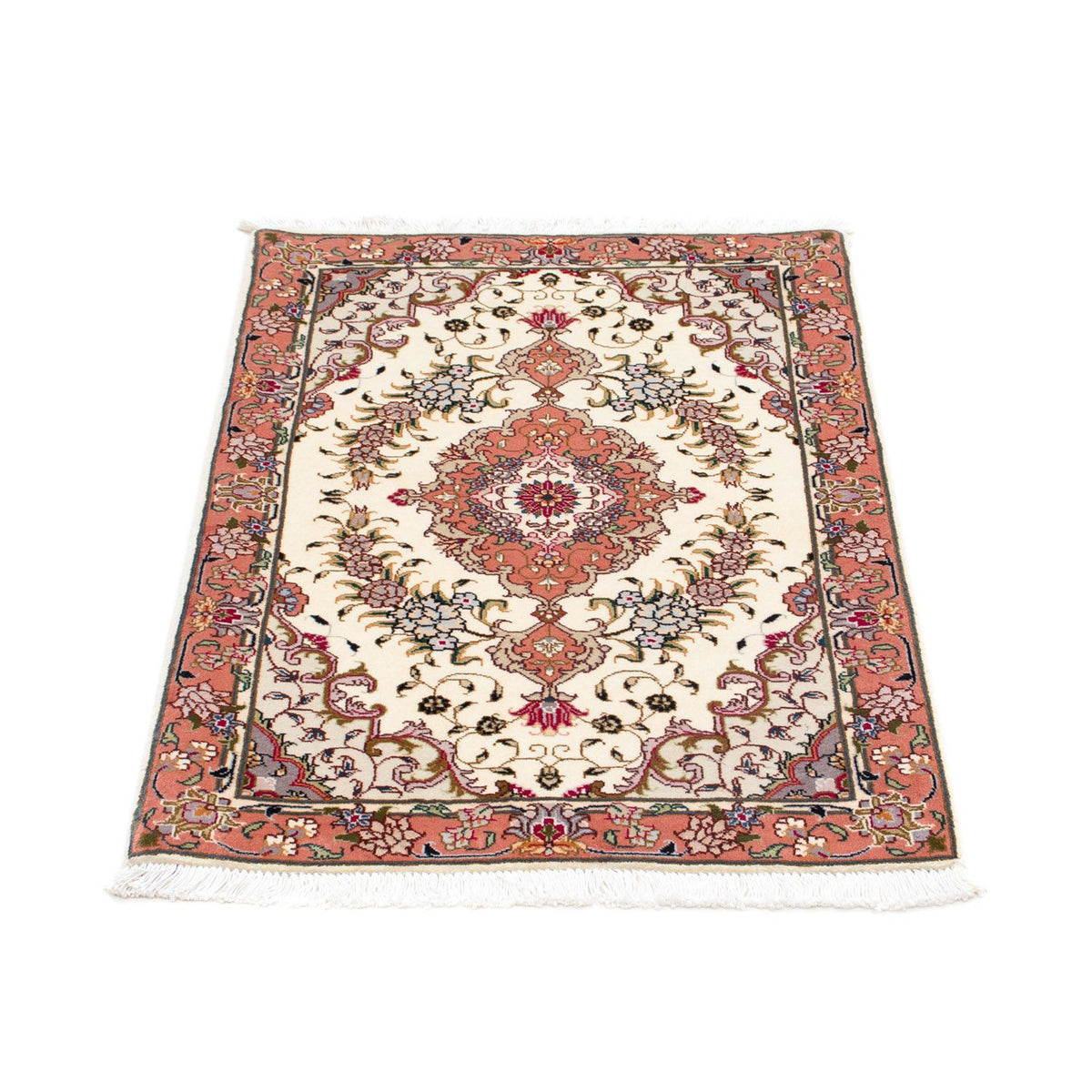 Perzisch tapijt - Tabriz - Royal - 90 x 60 cm - beige