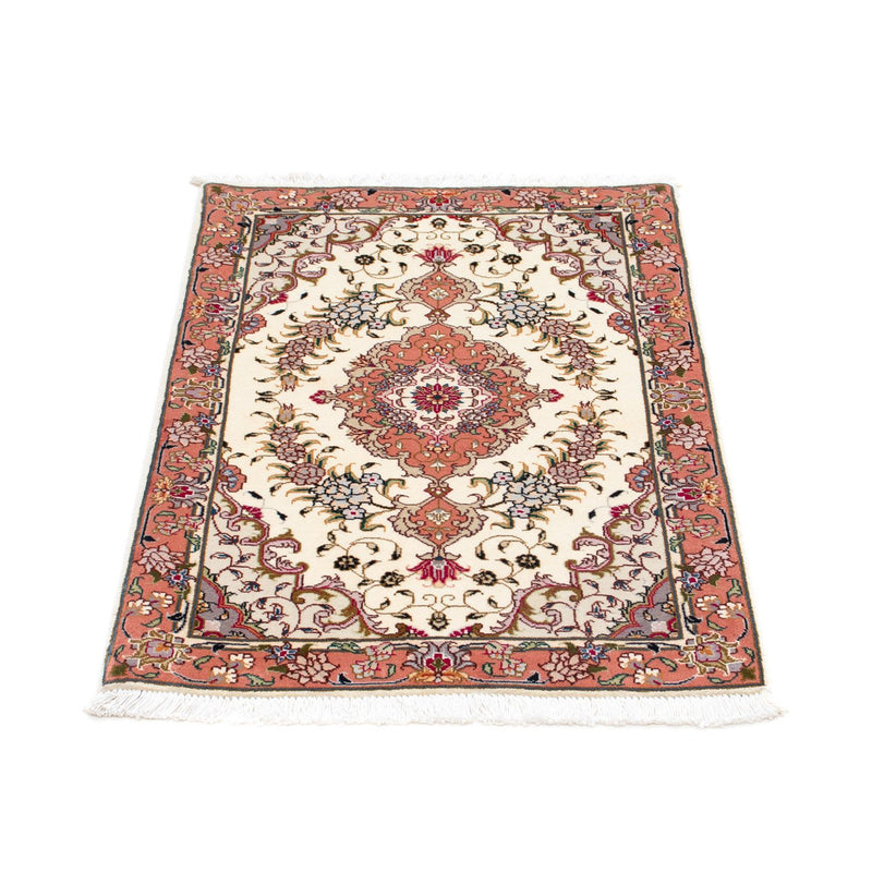 Perzisch tapijt - Tabriz - Royal - 90 x 60 cm - beige