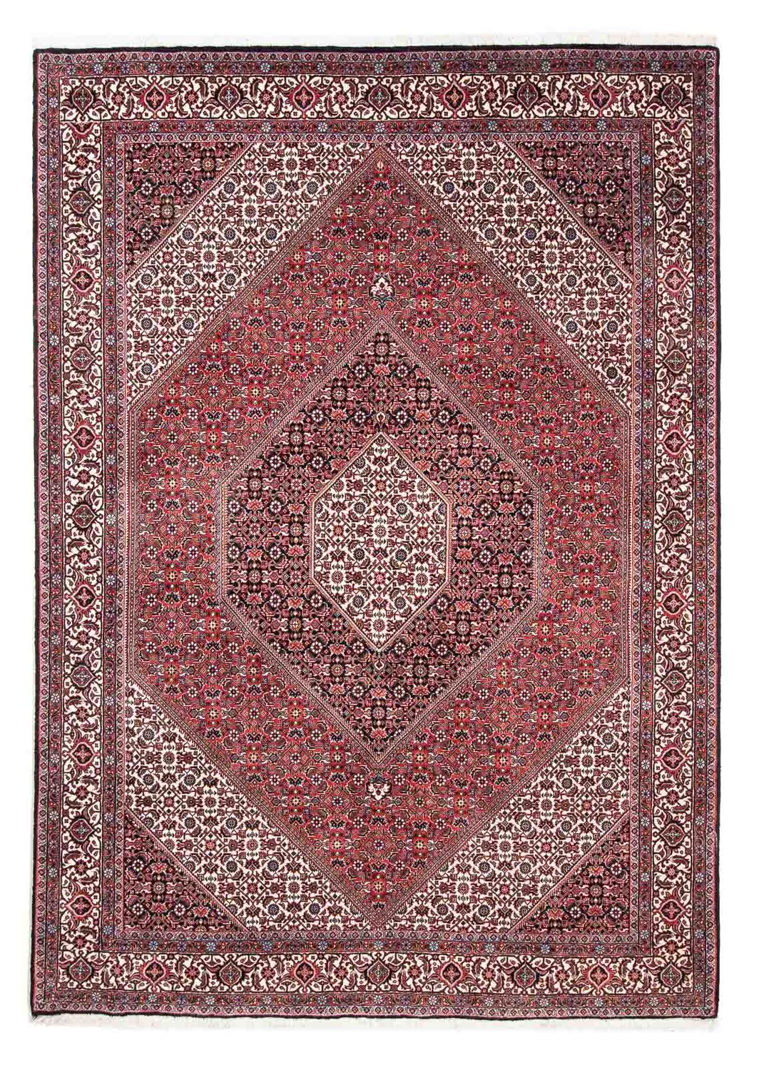 Perzisch tapijt - Bijar - 253 x 174 cm - licht rood