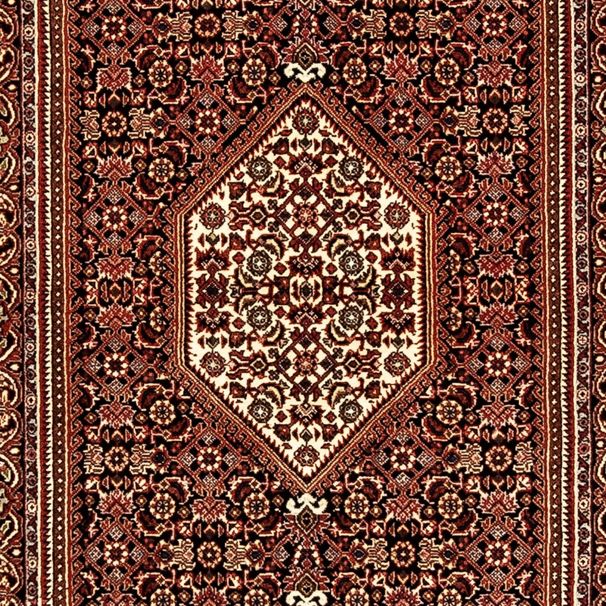 Loper Perzisch tapijt - Bijar - 225 x 69 cm - veelkleurig