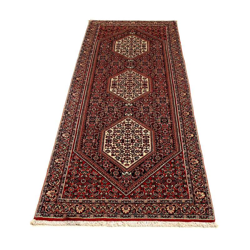 Loper Perzisch tapijt - Bijar - 225 x 69 cm - veelkleurig