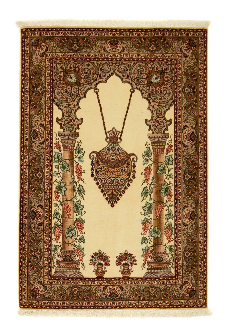Perzisch tapijt - Tabriz - Royal - 153 x 103 cm - beige