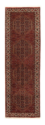 Loper Perzisch tapijt - Bijar - 292 x 84 cm - donkerrood