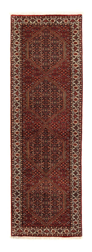 Loper Perzisch tapijt - Bijar - 292 x 84 cm - donkerrood