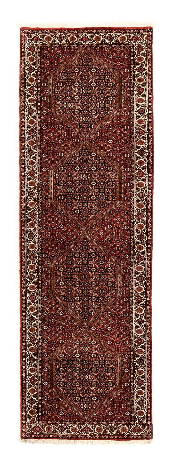 Loper Perzisch tapijt - Bijar - 292 x 84 cm - donkerrood