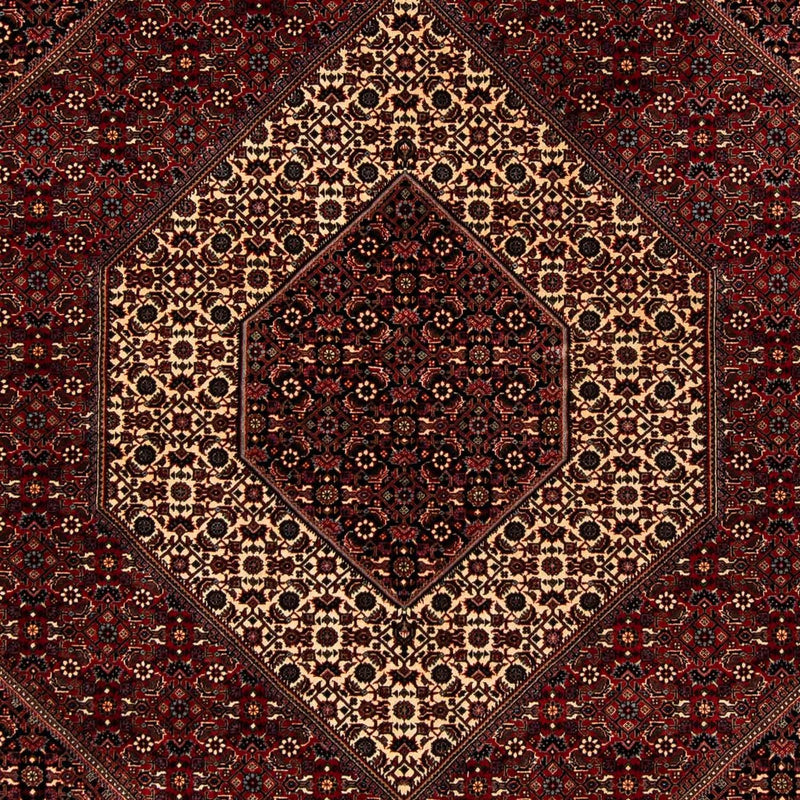 Perzisch tapijt - Bijar - 242 x 203 cm - donkerrood