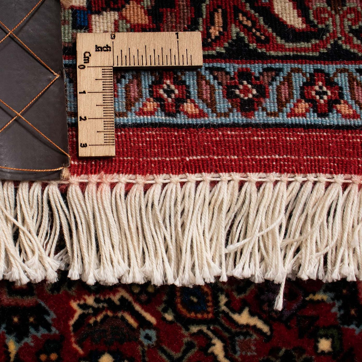 Perzisch tapijt - Bijar - 242 x 203 cm - donkerrood