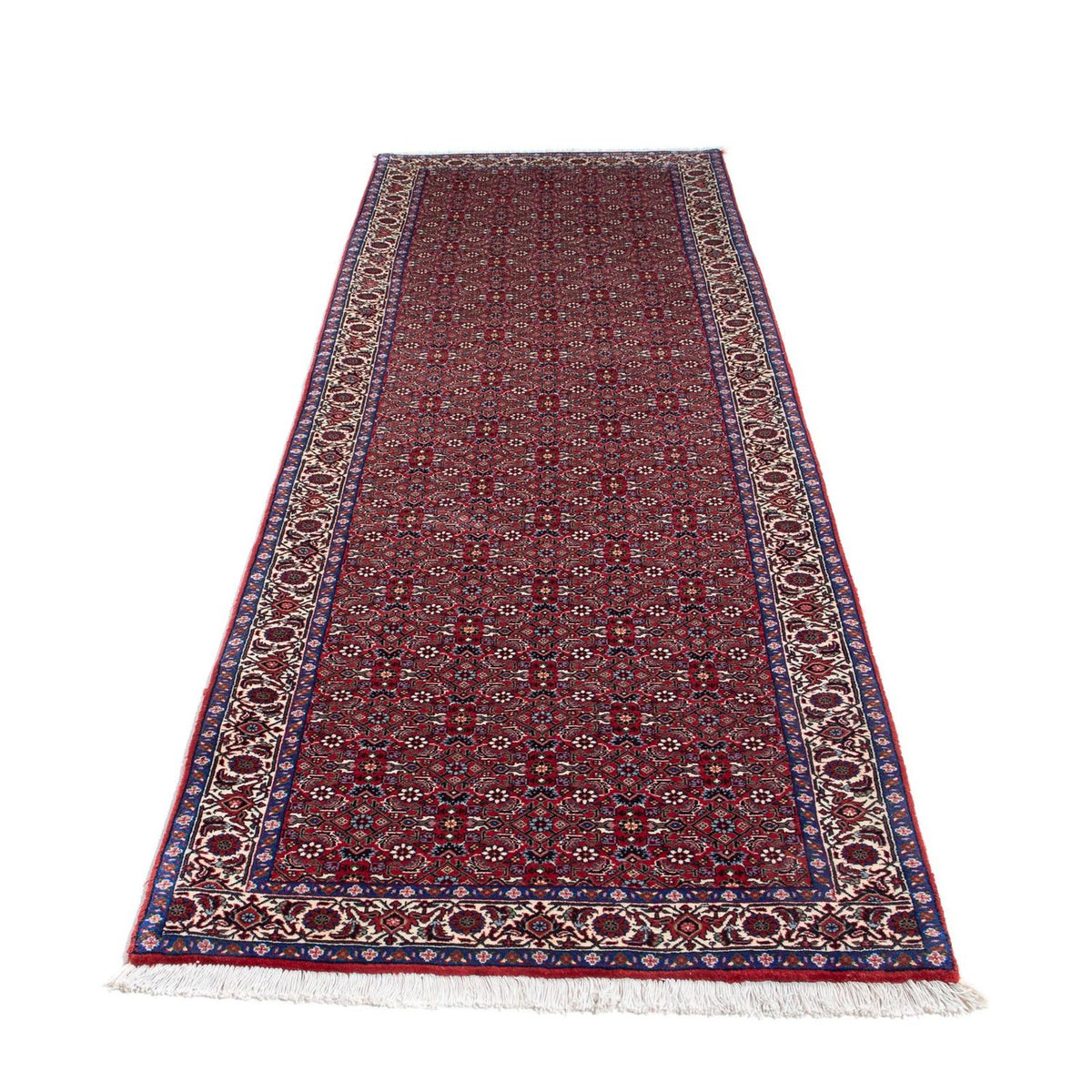 Loper Perzisch tapijt - Bijar - 295 x 86 cm - roest