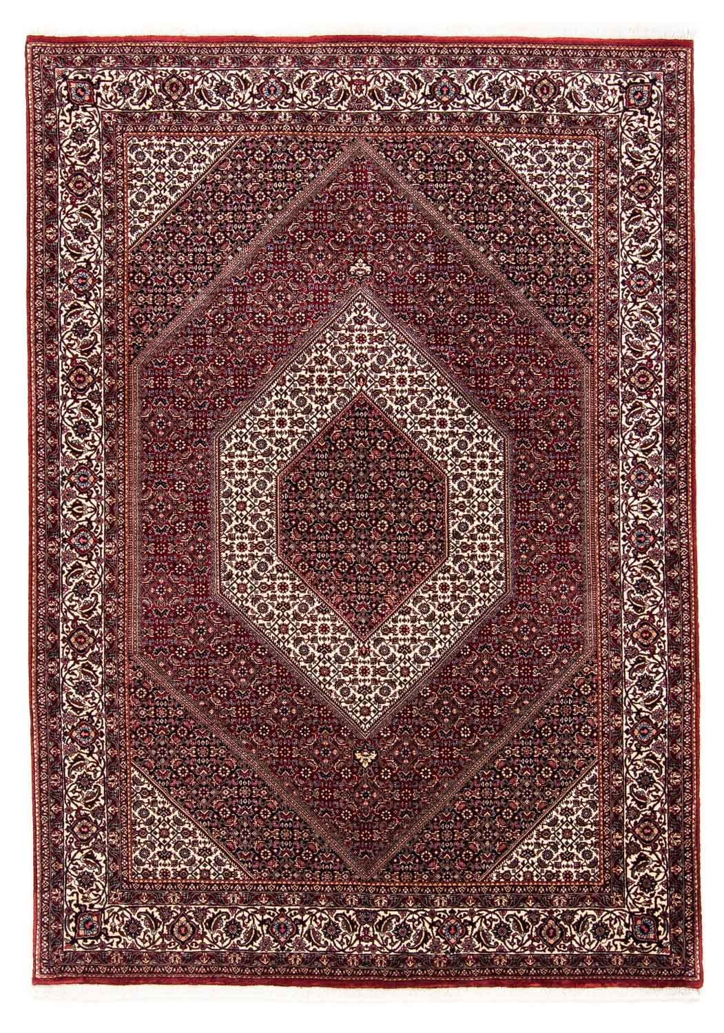 Perzisch tapijt - Bijar - 238 x 171 cm - donkerrood