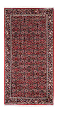 Loper Perzisch tapijt - Bijar - 204 x 99 cm - rood