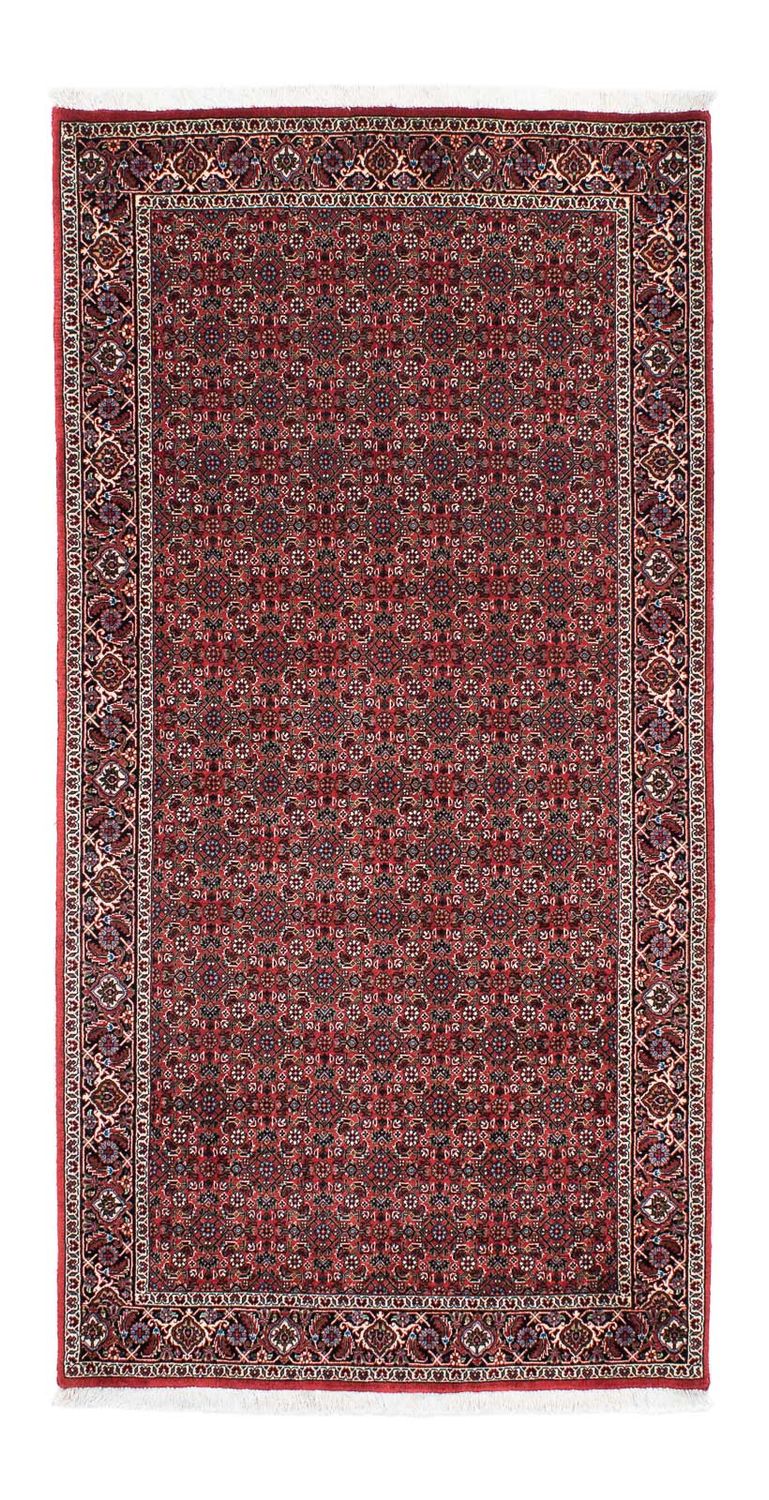 Loper Perzisch tapijt - Bijar - 204 x 99 cm - rood