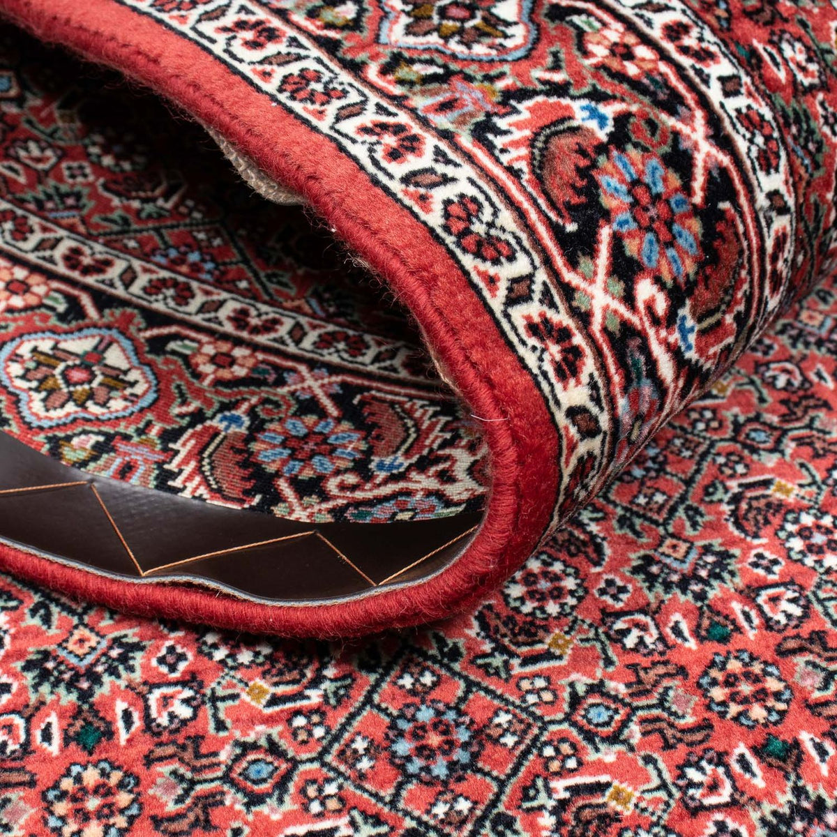 Loper Perzisch tapijt - Bijar - 204 x 99 cm - rood