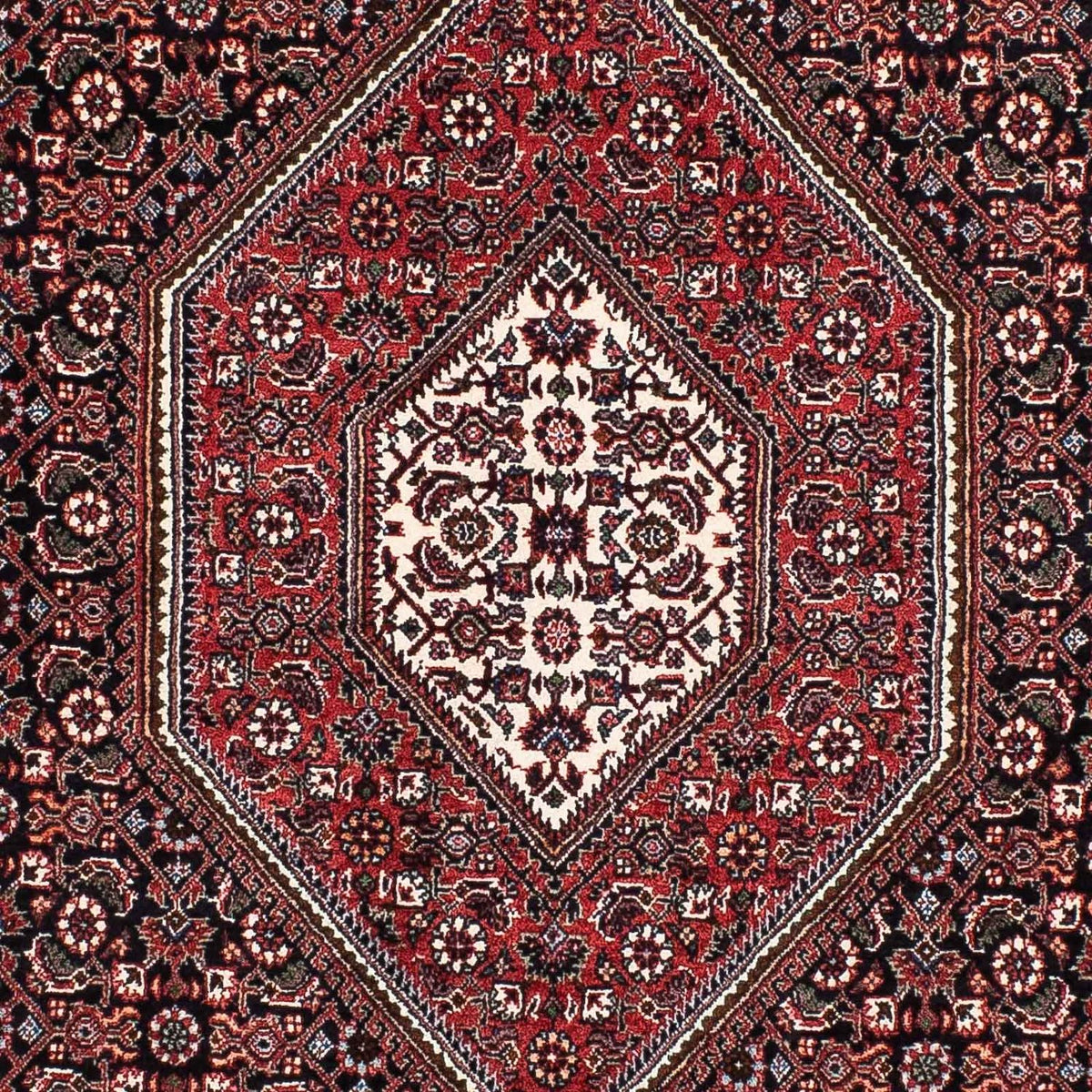 Loper Perzisch tapijt - Bijar - 203 x 100 cm - donkerblauw