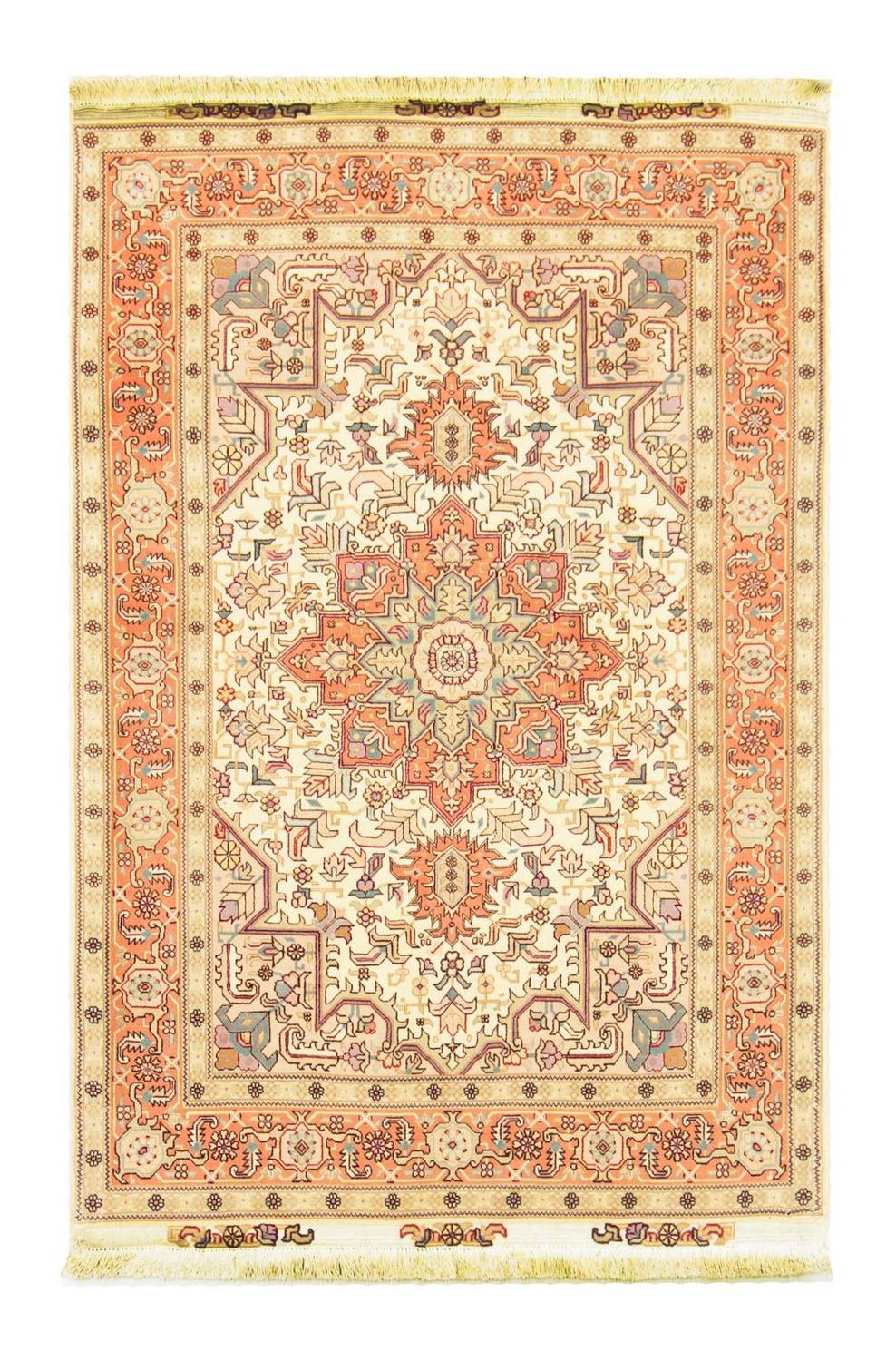 Perzisch tapijt - Tabriz - Royal - 148 x 101 cm - beige