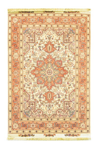 Perzisch tapijt - Tabriz - Royal - 148 x 101 cm - beige