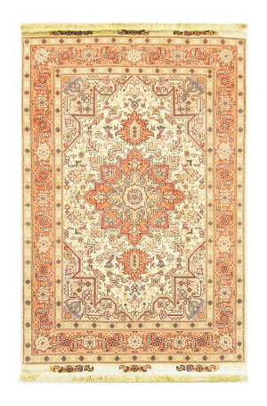 Perzisch tapijt - Tabriz - Royal - 148 x 101 cm - beige