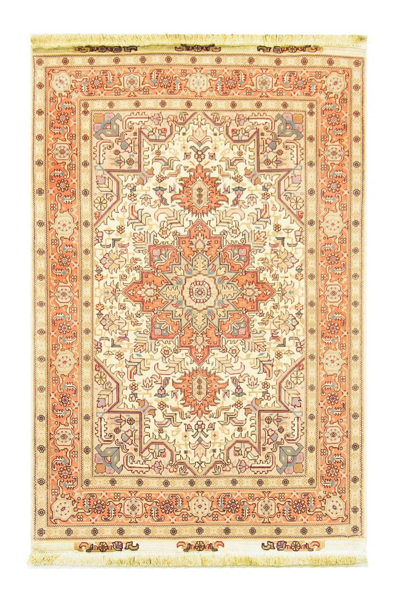 Perzisch tapijt - Tabriz - Royal - 148 x 101 cm - beige