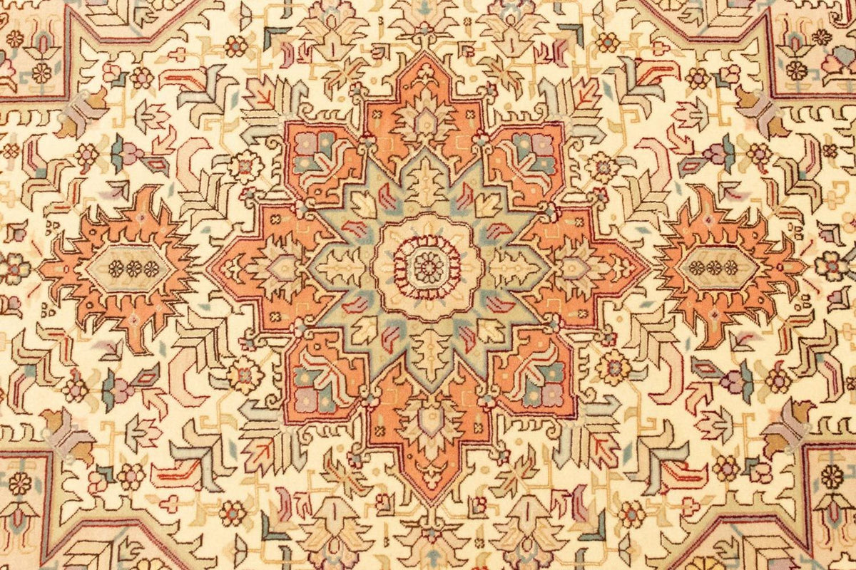 Perzisch tapijt - Tabriz - Royal - 148 x 101 cm - beige