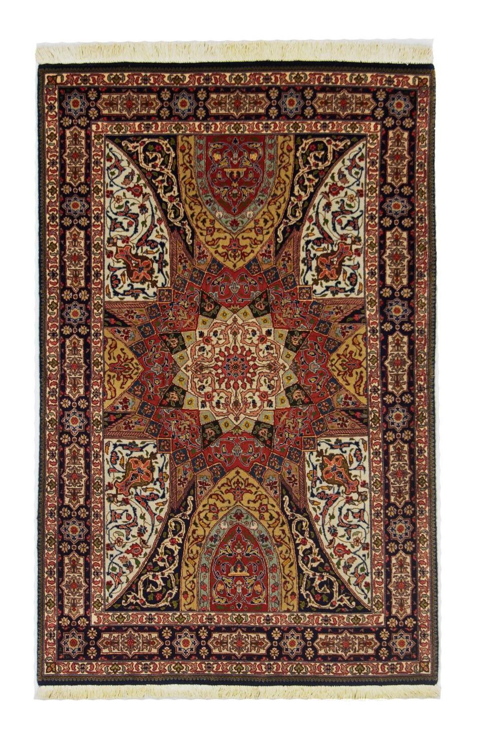 Perzisch tapijt - Tabriz - Royal - 157 x 100 cm - veelkleurig