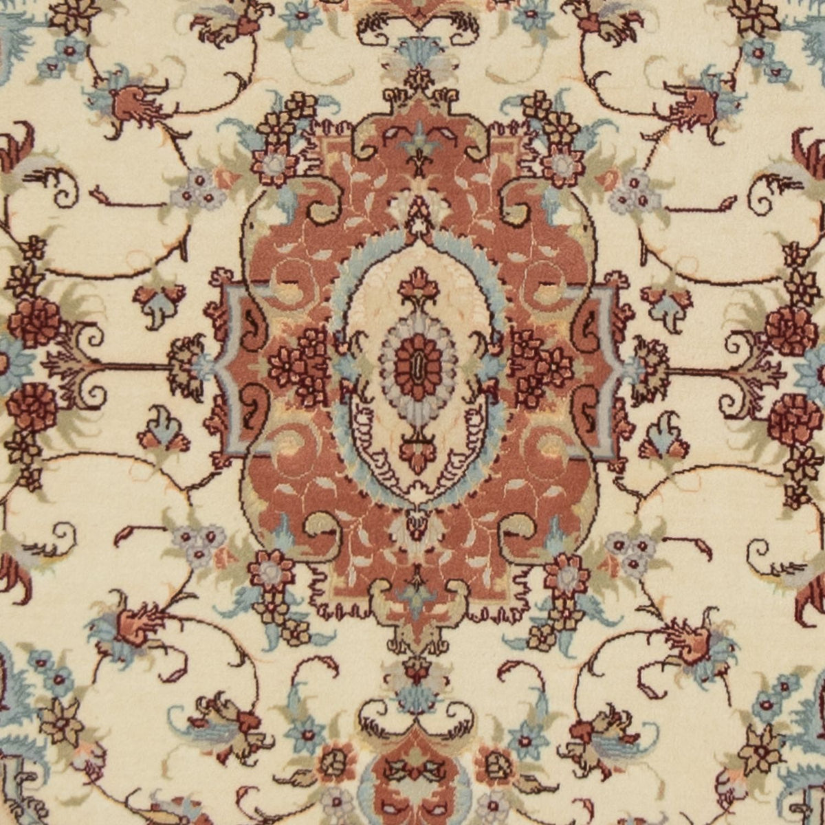 Perzisch tapijt - Tabriz - Royal - 151 x 103 cm - beige