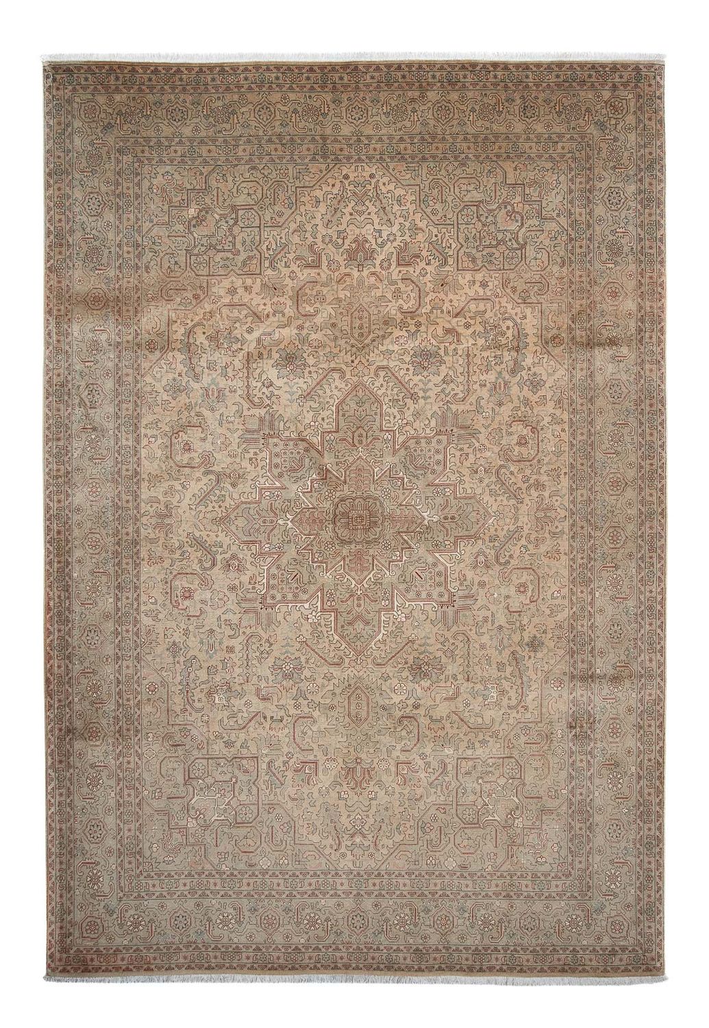 Perzisch tapijt - Tabriz - Royal - 296 x 198 cm - lichtbruin