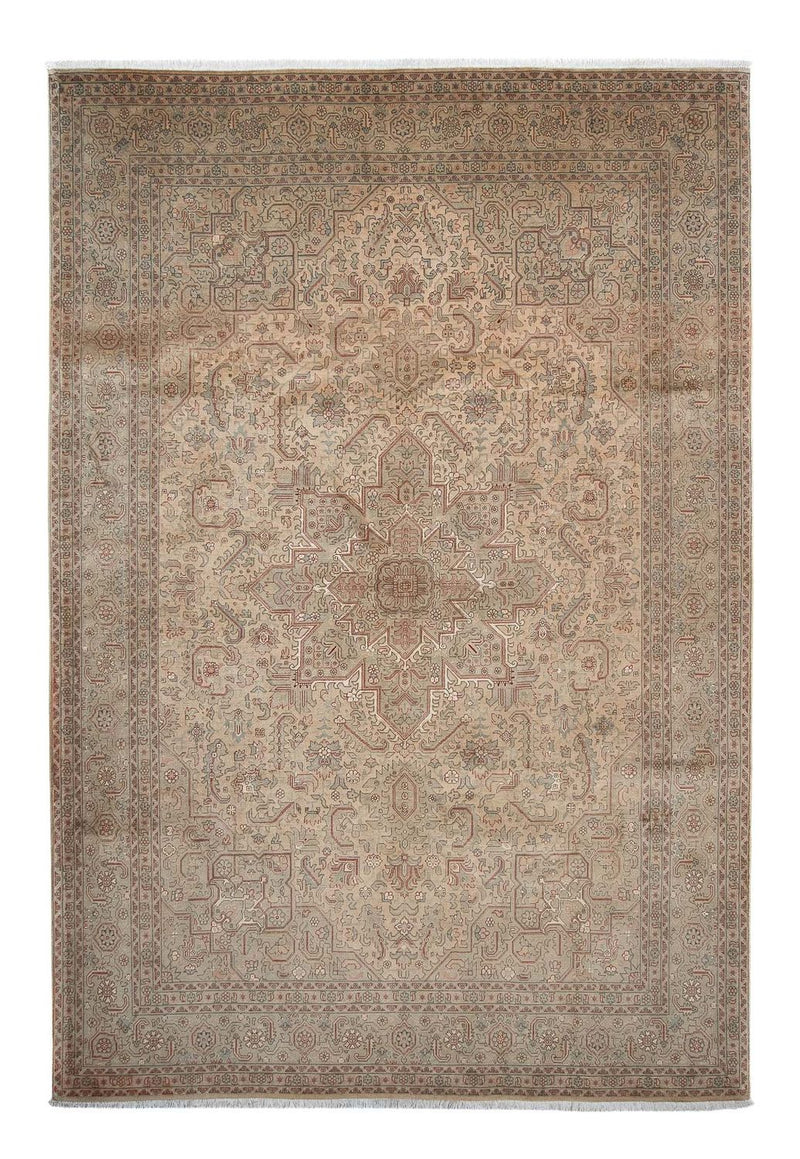 Perzisch tapijt - Tabriz - Royal - 296 x 198 cm - lichtbruin
