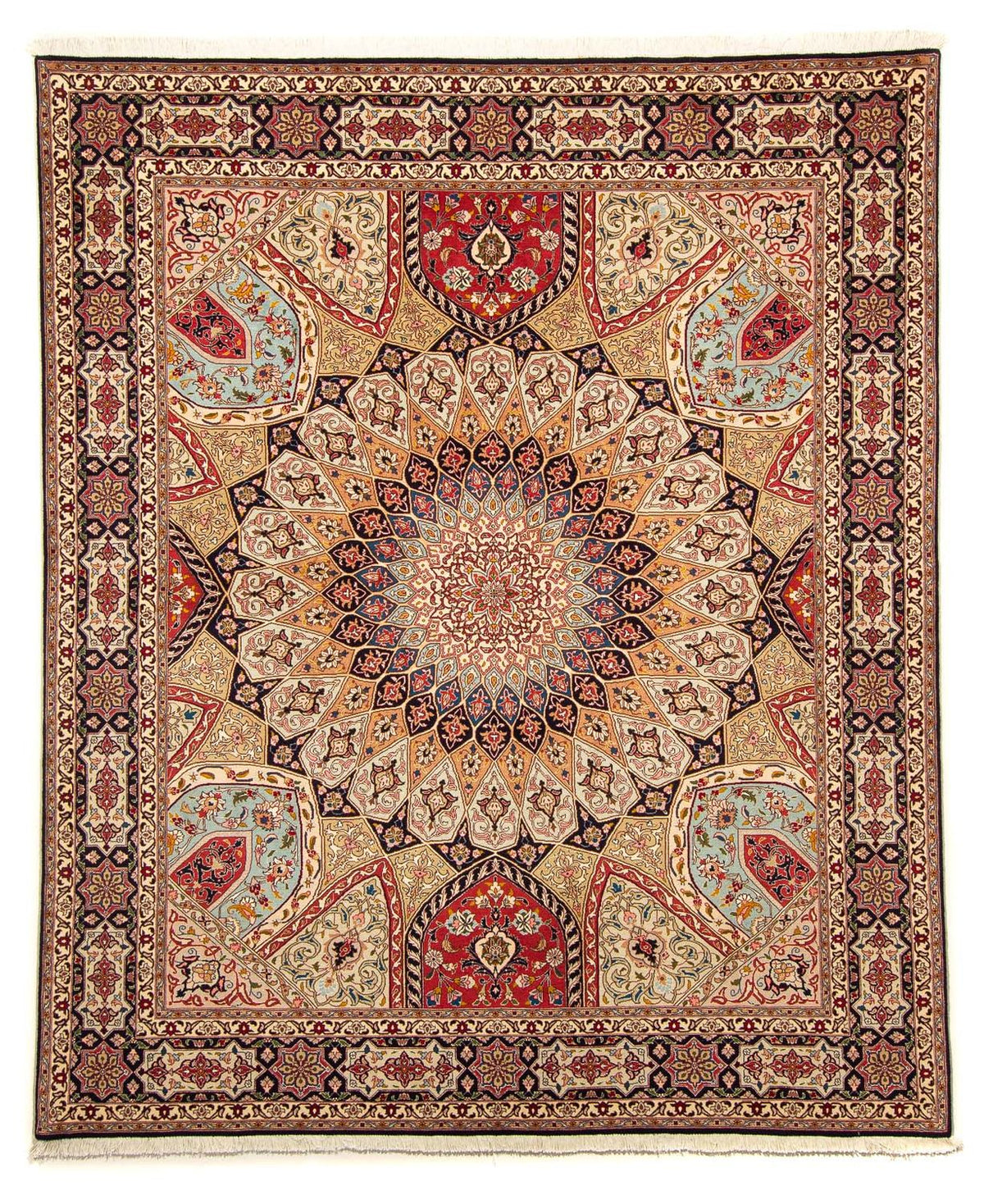 Perzisch tapijt - Tabriz - Royal - 246 x 205 cm - veelkleurig