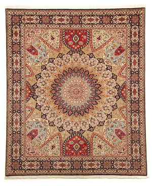 Perzisch tapijt - Tabriz - Royal - 246 x 205 cm - veelkleurig