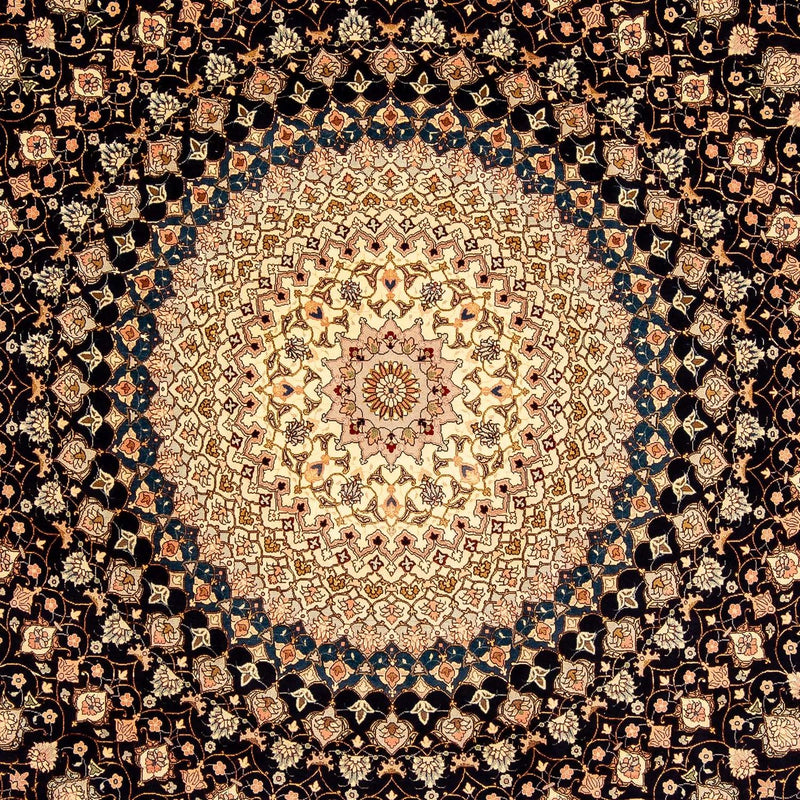 Perzisch tapijt - Tabriz - Royal - 338 x 248 cm - donkerblauw