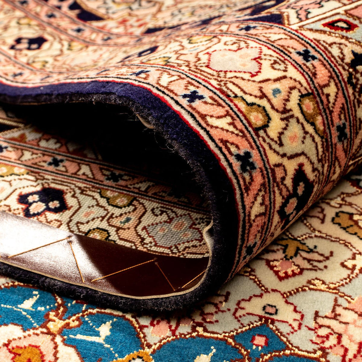 Perzisch tapijt - Tabriz - Royal - 338 x 248 cm - donkerblauw