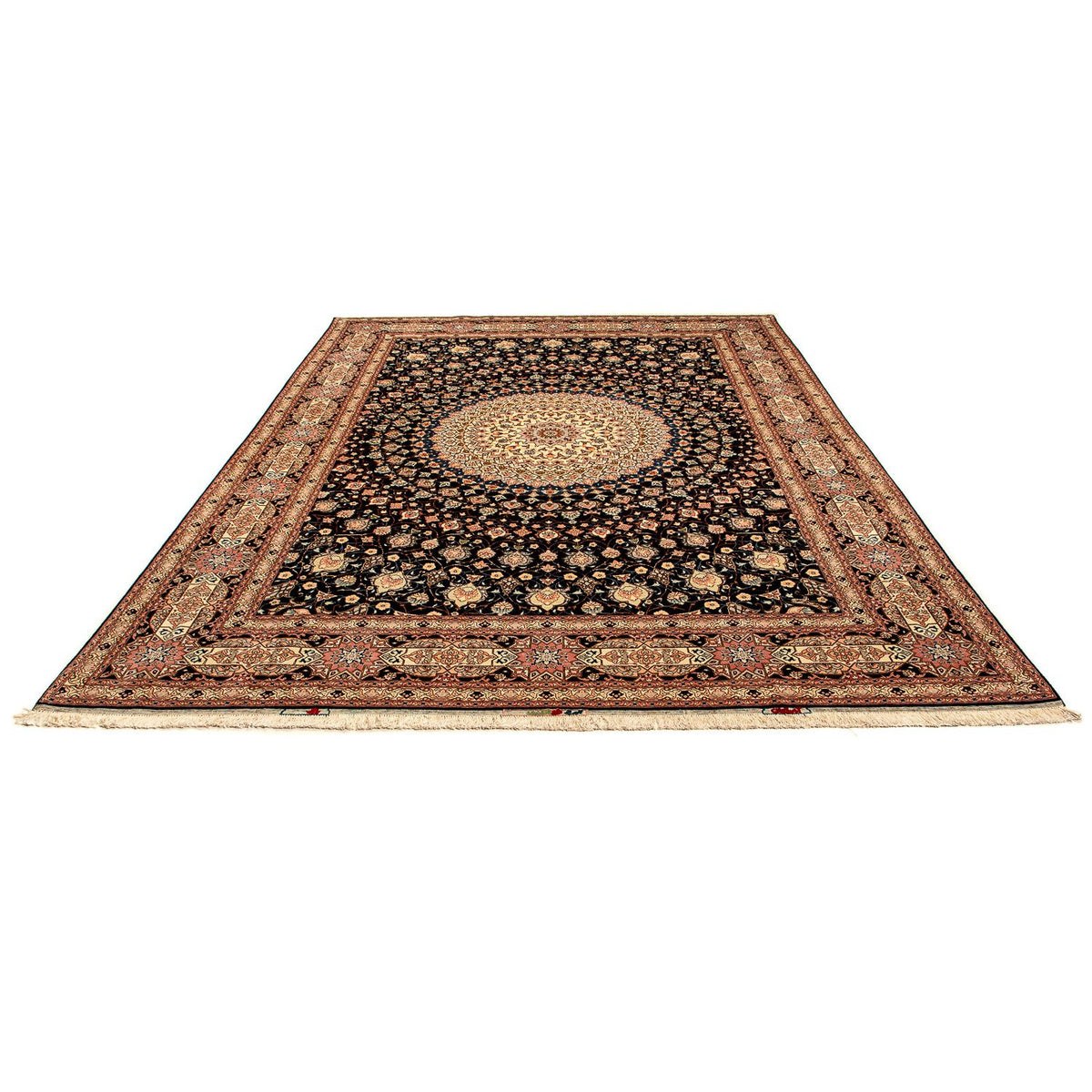 Perzisch tapijt - Tabriz - Royal - 338 x 248 cm - donkerblauw