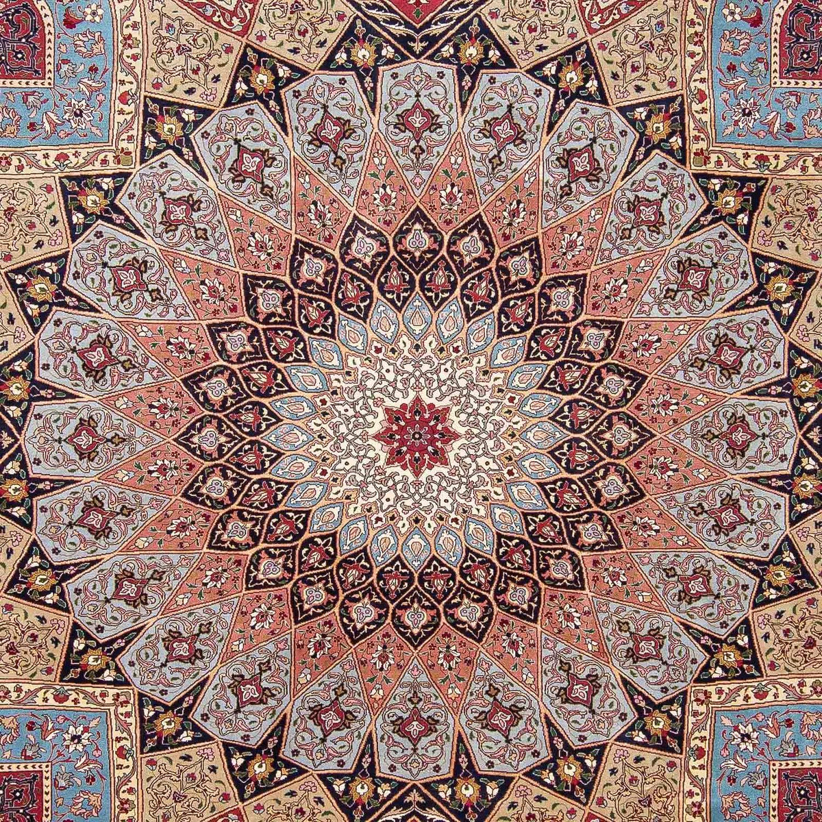 Perzisch tapijt - Tabriz - Royal - 298 x 253 cm - veelkleurig