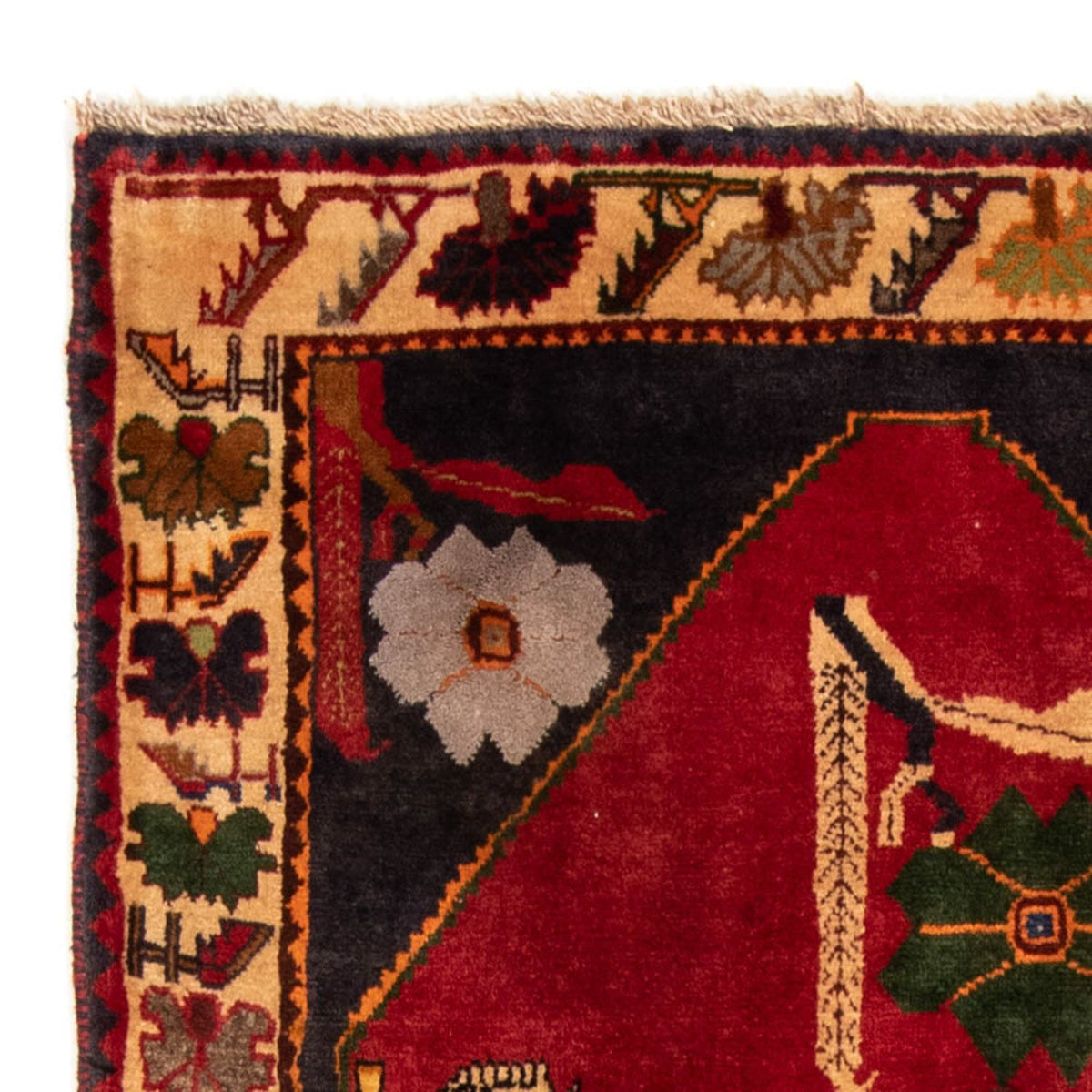 Perzisch Tapijt - Nomadisch - 188 x 108 cm - rood