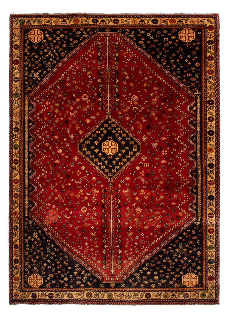 Perzisch Tapijt - Nomadisch - 302 x 214 cm - donkerrood