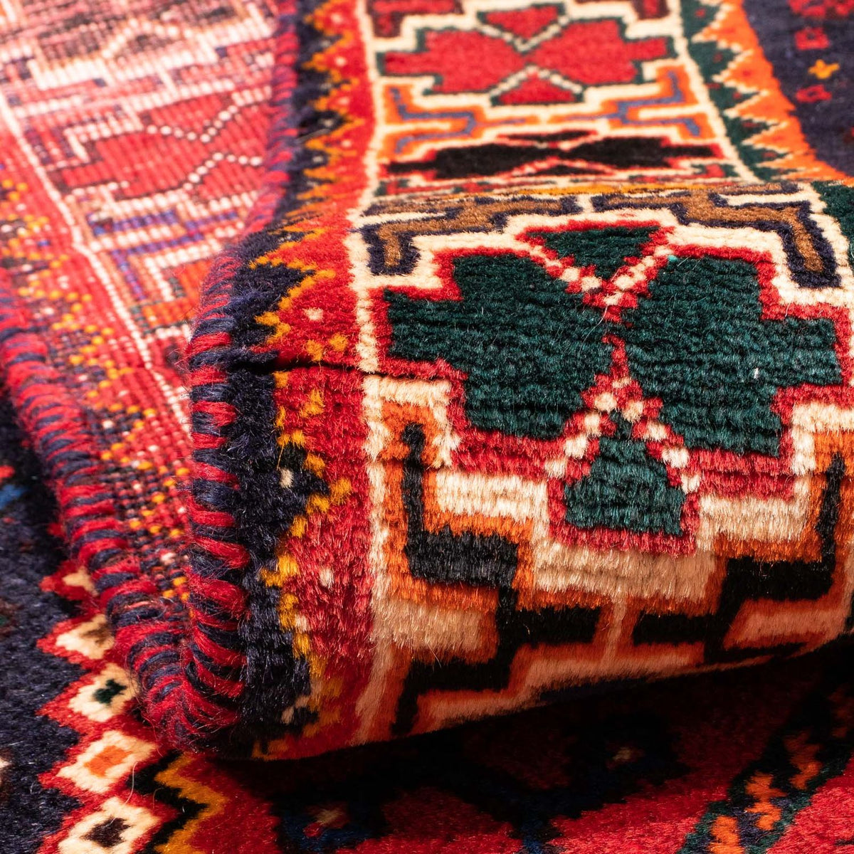 Perzisch Tapijt - Nomadisch - 171 x 118 cm - donkerrood