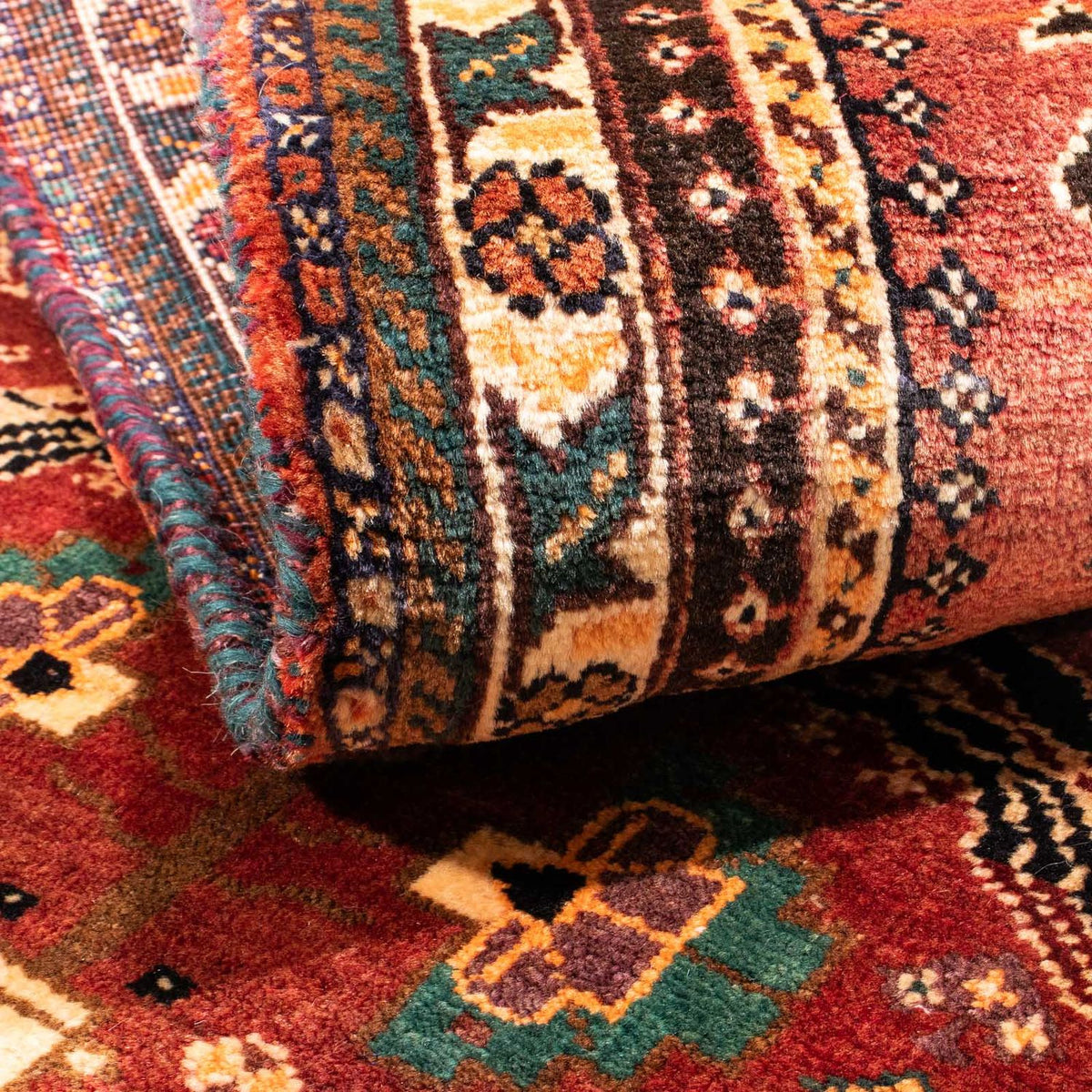 Loper Perzisch Tapijt - Nomadisch - 160 x 83 cm - donkerrood