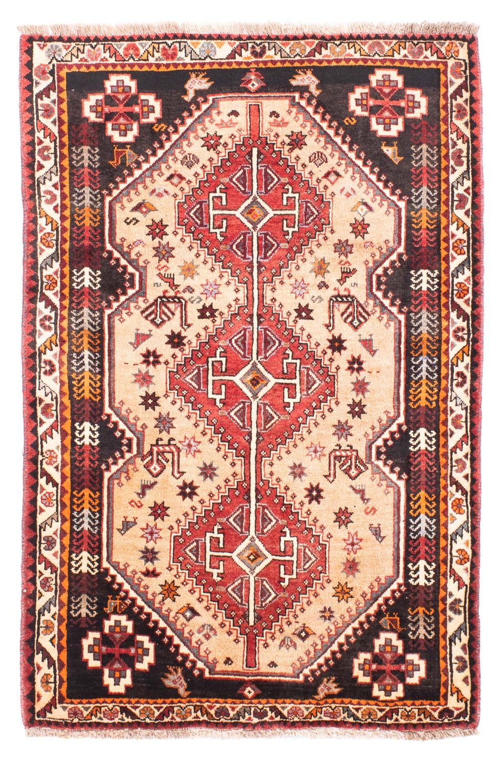Perzisch Tapijt - Nomadisch - 168 x 112 cm - beige