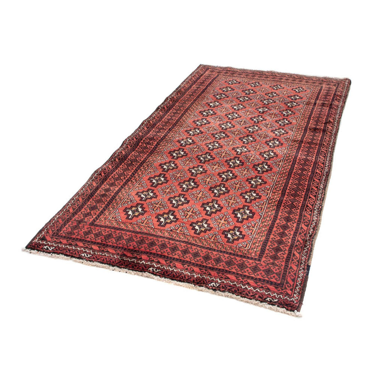Loper Perzisch Tapijt - Nomadisch - 210 x 107 cm - rood