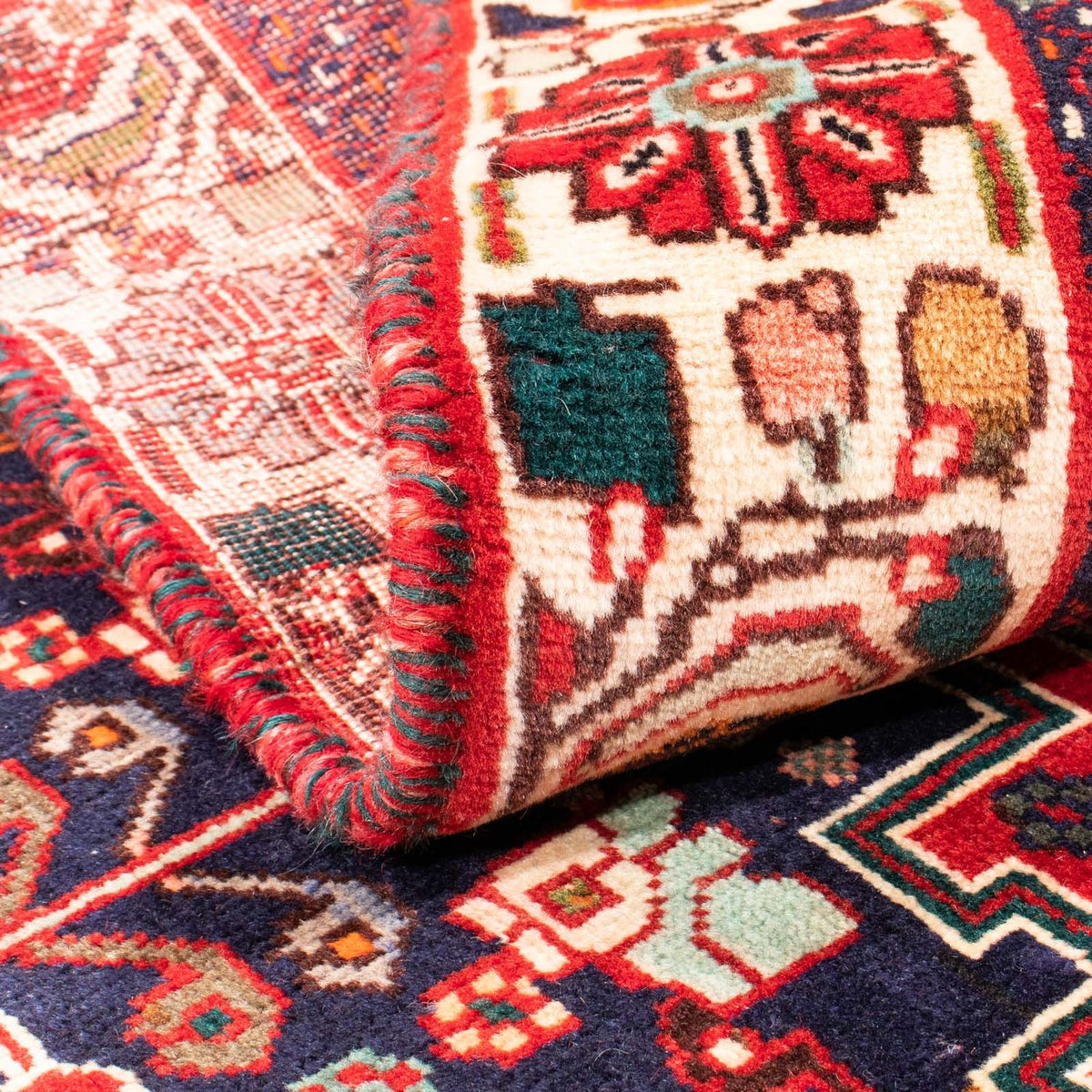 Perzisch Tapijt - Nomadisch - 148 x 121 cm - rood