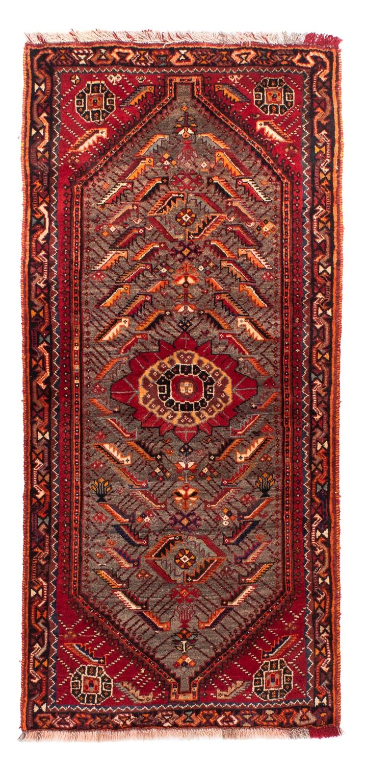 Loper Perzisch Tapijt - Nomadisch - 168 x 80 cm - donkerrood