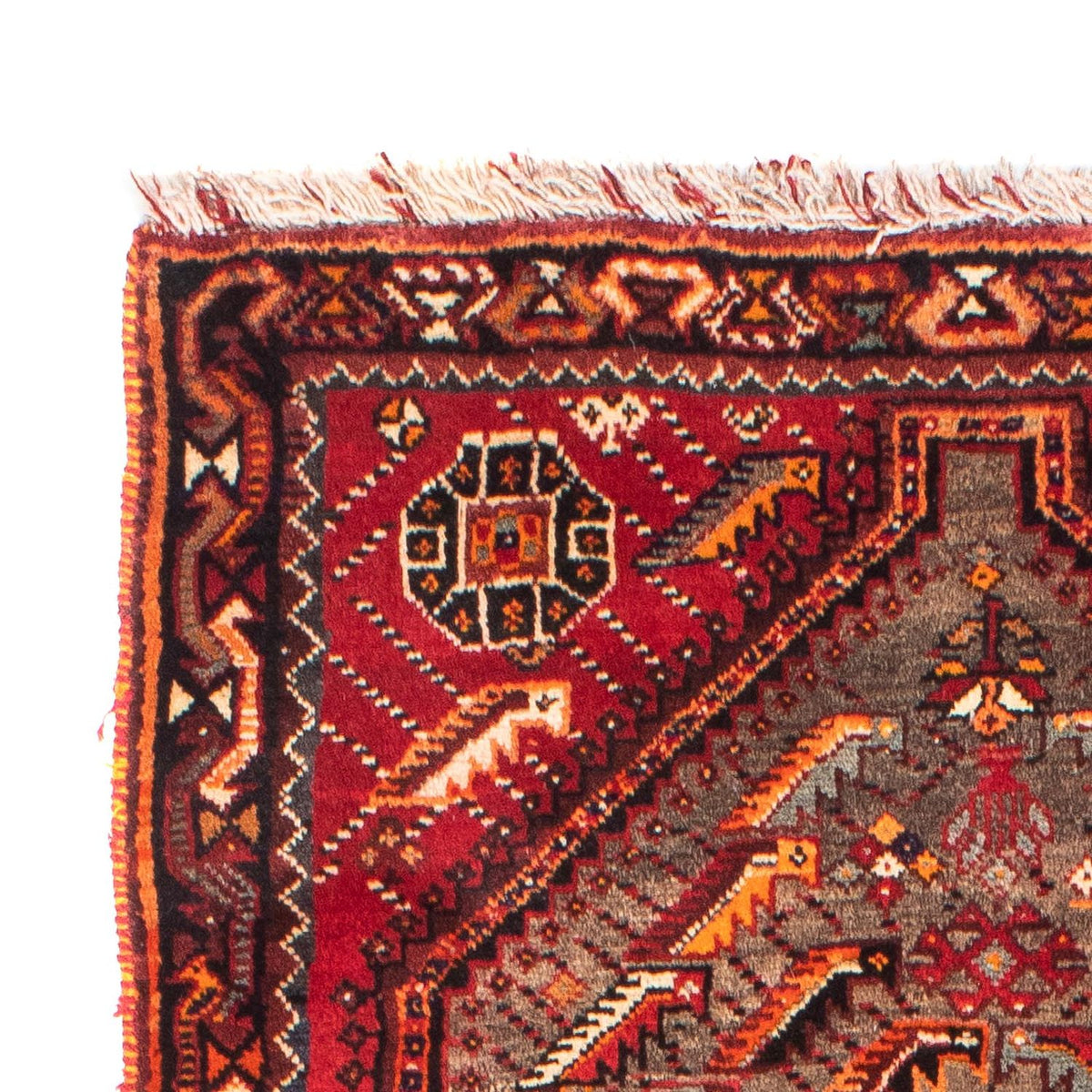 Loper Perzisch Tapijt - Nomadisch - 168 x 80 cm - donkerrood