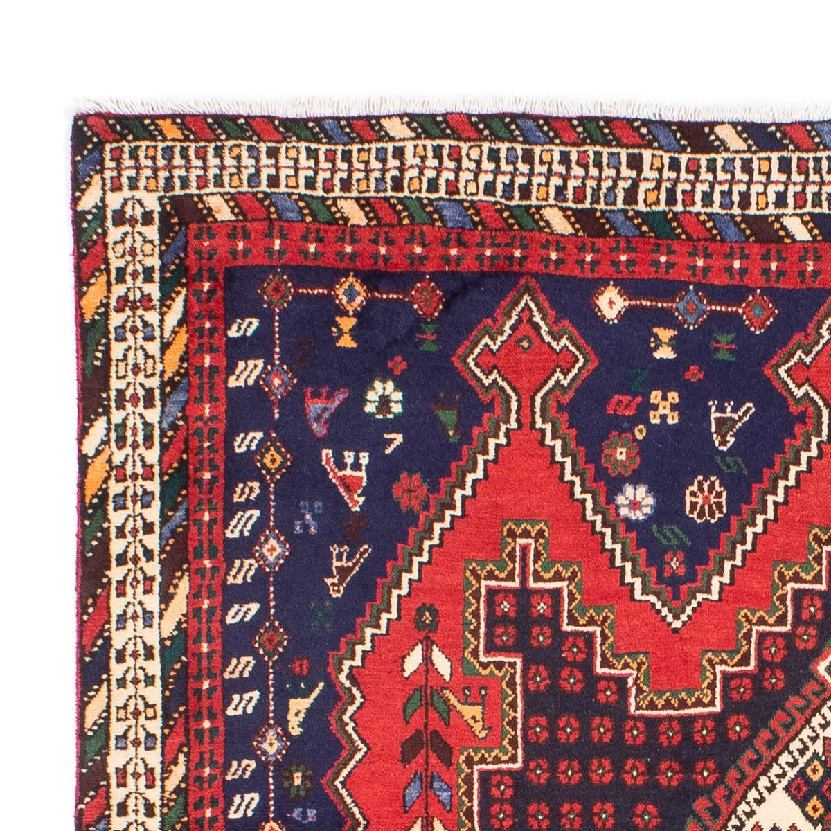 Perzisch Tapijt - Nomadisch - 215 x 164 cm - donkerblauw