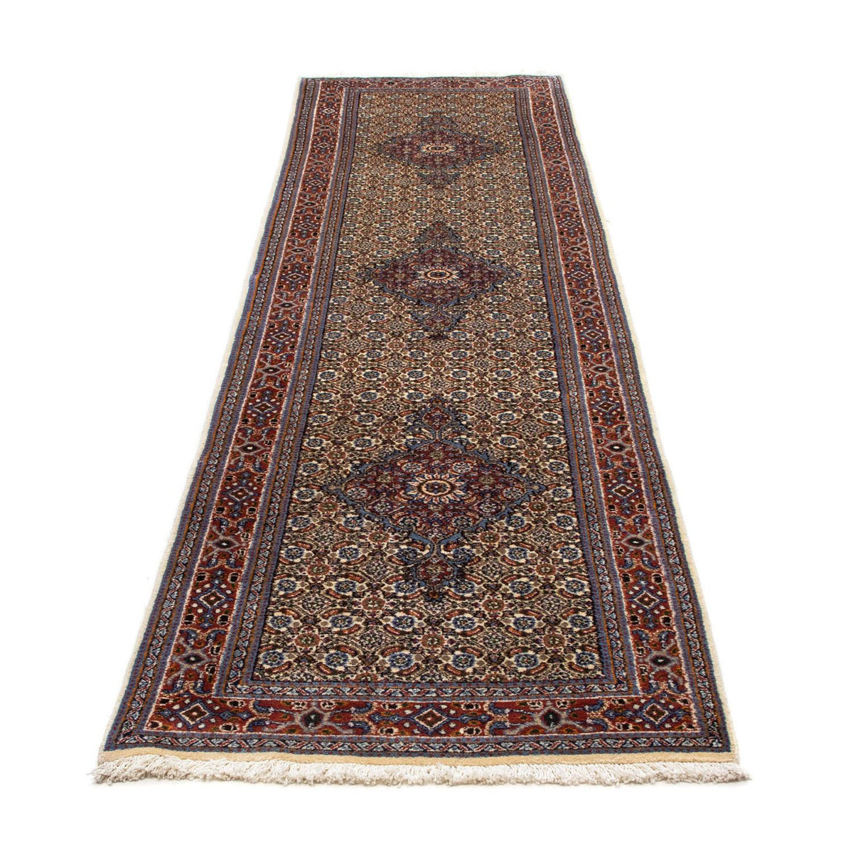 Loper Perzisch tapijt - Klassiek - 293 x 77 cm - beige