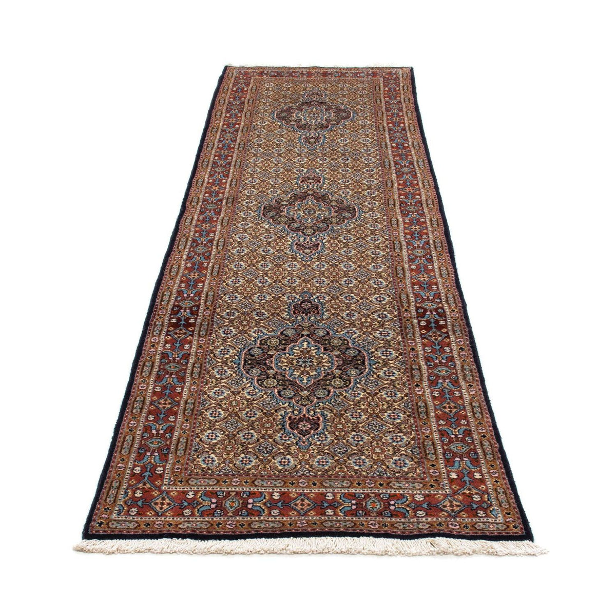 Loper Perzisch tapijt - Klassiek - 294 x 75 cm - beige